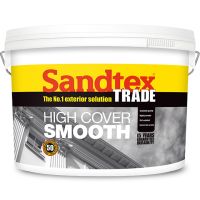 Sandtex Trade High Cover Smooth Masonry Paint Magnolia 10L