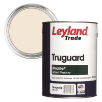 Leyland Trade Pliolite Smooth Masonry Paint Magnolia 5ltr