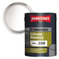 Stormshield High Performance Silicone Masonry Paint Brilliant White 5ltr