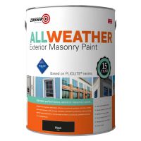 All Weather Masonry Paint Black 5ltr