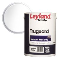 Leyland Trade Truguard Smooth Masonry Paint Brilliant White