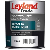 Leyland Smooth Metal Paint Black