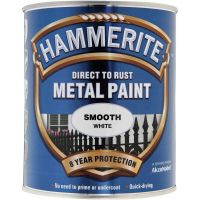 Hammerite Direct To Rust Smooth Metal Paint White