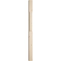 Pine Stop Chamfered Stair Newel 91 x 1500mm