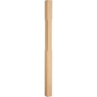 Oak Stop Chamfered Stair Newel 91 x 1500mm