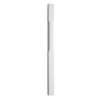 White Primed Stop Chamfered Stair Newel 91 x 1500mm