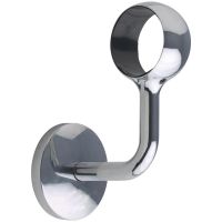 Rothley Handrail Wall Bracket Polished Chrome