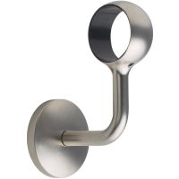 Rothley Handrail Wall Bracket Brushed Nickel