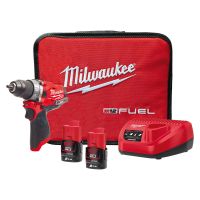 Milwaukee 12V FUEL Brushless Combi Drill With 2 x 2Ah Li-Ion Batteries