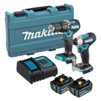 Makita 18V LXT Hammer Drill Driver & Impact Driver Twin Kit