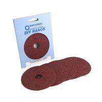 Medium Grade 150mm Random Orbit (6 Holes) Sanding Discs (Pk 5)