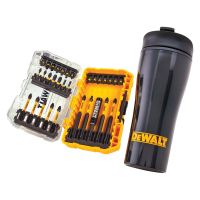 DeWalt 32 Piece FlexTorq Screwdriver Bit Set & Travel Mug