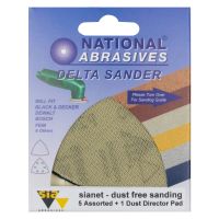 Sianet Delta Sanding Sheets Assorted Pack of 5