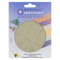125mm Disc Abrasive Sheets Assorted Pack 5