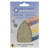 Mouse Abrasive Sheets Assorted Pack 5