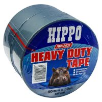 Hippo Heavy Duty Tape Twin Pack 50mm x 50m