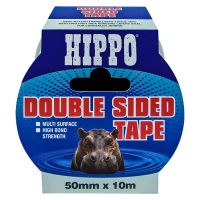 Hippo Double Sided Tape 50mm x 10m