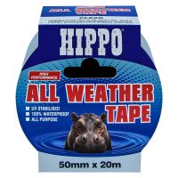 Hippo Clear All Weather Tape 50mm x 20m