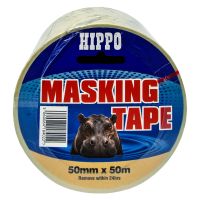 Hippo Masking Tape 50mm x 50m