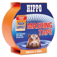 Hippo Rough Surface Exterior Grade Masking Tape 50mm x 33m