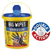 Big Wipes Scrub & Clean Wipe 240 Bucket