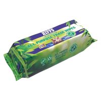 Hippo All Purpose Large Bamboo Wipes Bio Degradable Pack of 80