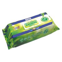 Hippo All Purpose Large Bamboo Wipes Bio Degradable Pack of 80