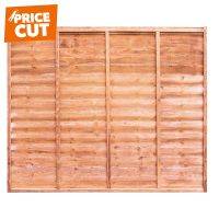Lap Fence Panel 1829 x 1525mm (6' x 5') FSC®