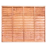 Lap Fence Panel 1829 x 1525mm (6' x 5') FSC®
