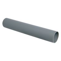 FloPlast Grey Solvent Weld Waste Pipe 40mm x 3m
