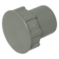 FloPlast 50mm Grey Solvent Weld Socket Plug