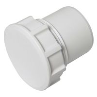 FloPlast 32mm White Solvent Weld Socket Plug