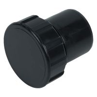 FloPlast 32mm Black Solvent Weld Socket Plug