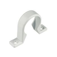 FloPlast 32mm White Push Fit  Pipe Clips Pack of 3