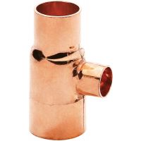 Copper End Feed Reducing Tee (Pack of 10)