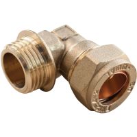 Copper Compression Male Elbow 15mm x ½"