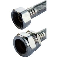 Flexible Tap Connector 15mm x ½" x 500mm (9.5mm Bore)