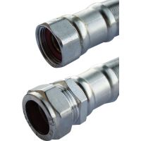 Flexible Tap Connector 22mm x ¾" x 300mm (19.5mm Bore)