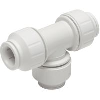 JG Speedfit 22mm x 22mm x 15mm Reducing Tee pk 1