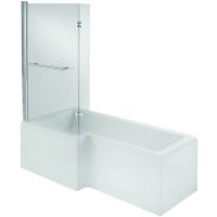 Blok 1700mm L Shape Left Hand Shower Bath