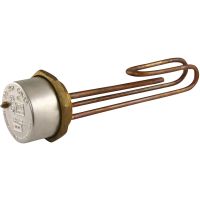 Copper Immersion Heater 11" Including Thermostat