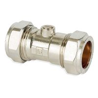 Flowflex 15mm Chrome Isolating Valves Pack of 10