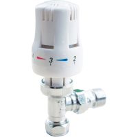 15mm Angled Thermostatic Radiator Valve (TRV)