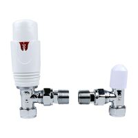 White 15mm Callisto 2 Angled TRV Twin Pack