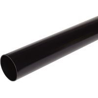 Black Round Downpipe 50mm x 2m