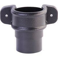 68mm Eared Pipe Connector Foundry Finish
