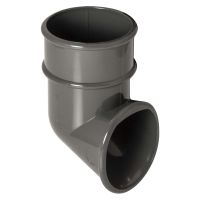FloPlast Anthracite Grey 68mm Round Downpipe Shoe