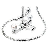 Comap Mercia Modern Bath Shower Mixer Tap with Kit