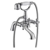 Francis Pegler Mercia Traditional Bath Shower Mixer Tap with Kit