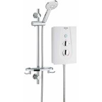 Bristan Joy 9.5kW White & Chrome Thermostatic Electric Shower